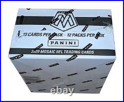 2020 Panini Mosaic NFL Football Cards Factory Sealed 12 Cello Fat Multi Pack Box