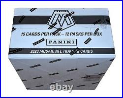 2020 Panini Mosaic NFL Football Cards Factory Sealed 12 Cello Fat Multi Pack Box