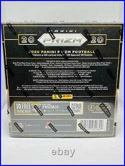 2020 Panini Prizm Football Mega Box Walmart 40 Cards Neon Green Brand New Sealed