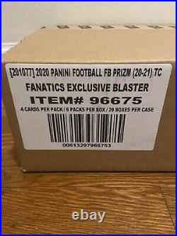 2020 Panini Prizm NFL Football Fanatics Blaster Box Sealed Case Tua Herbert Rc