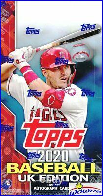 2020 Topps Baseball UK EDITION EXCLUSIVE HUGE Factory Sealed HOBBY Box-240 Cards