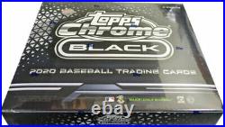 2020 Topps Chrome Black Baseball Factory Sealed Hobby Box