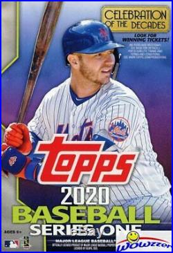 2020 Topps Series 1 Baseball EXCLUSIVE Hanger Case-8 Factory Sealed Box-536 Card