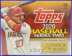 2020 Topps Series 2 Baseball Factory Sealed HTA Jumbo Box