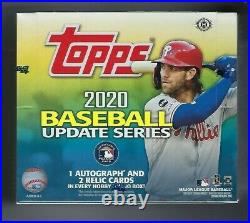 2020 Topps Update Series Baseball Factory Sealed Jumbo Hobby Box