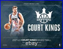 2021-22 Panini Court Kings Basketball Hobby Box NEW FACTORY SEALED PRESALE 5/4