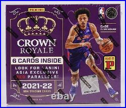 2021-22 Panini Crown Royale Basketball Asia Tmall Box Factory Sealed NBA