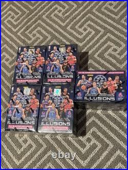 2021-22 Panini Illusions NBA Basketball Factory Sealed Blaster Box (LOT OF 5)