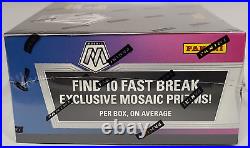 2021-22 Panini Mosaic Fast Break Basketball Factory Sealed Hobby Box