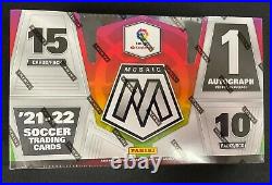 2021-22 Panini Mosaic La Liga Soccer Factory Sealed Hobby Box (12 Packs)