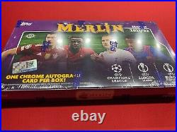 2021-22 Topps Merlin UEFA Champions League Factory Sealed Hobby Box