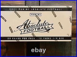 2021 Absolute Football FACTORY SEALED CELLO 12 Fat Pack BOX LOOK FOR KABOOM's
