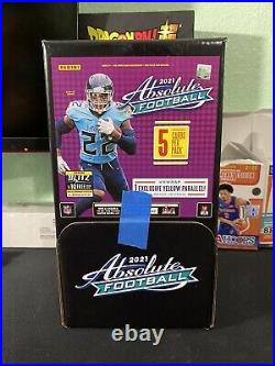 2021 Absolute Football Gravity Feed Box 48 packs Factory Sealed Yellow Parallel