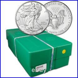 2021 American Silver Eagle 1 oz $1 BU Sealed 500 Coin Monster Box