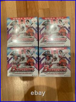 2021 Bowman Baseball Mega Box Lot Of 4 New Sealed Boxes
