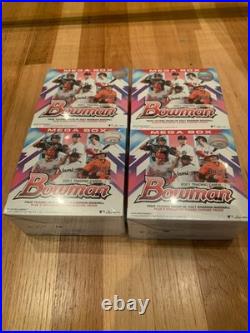 2021 Bowman Baseball Mega Box Lot Of 4 New Sealed Boxes