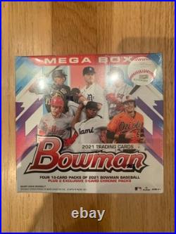 2021 Bowman Baseball Mega Box Lot Of 4 New Sealed Boxes