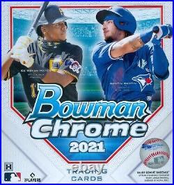 2021 Bowman Chrome Baseball Factory Sealed Lite Hobby Box