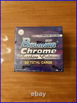 2021 Bowman Chrome Sapphire Baseball Factory Sealed Box