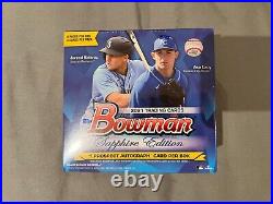 2021 Bowman Sapphire Edition Baseball Factory Sealed Hobby Box