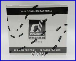 2021 Donruss Baseball Fat Pack Box 12 Packs of 30 Factory Sealed