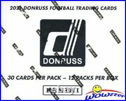 2021 Donruss Football Sealed JUMBO FAT CELLO Pack Box-360 Cards! 48 Parallels