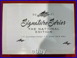 2021 Leaf Signature Series National Ed. 1/1 Auto Autograph Factory Sealed Box