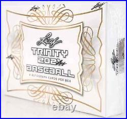 2021 Leaf Trinity Baseball Hobby Box FACTORY SEALED 6 AUTOGRAPHS per box