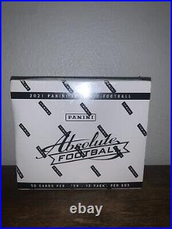 2021 Panini Absolute Football Factory Sealed 12 Fat Pack Cello Box