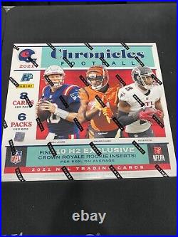 3 Packs Of 2021 Panini Chronicles Football Hanger Boxes – Factory Sealed, 90 Cards Total!