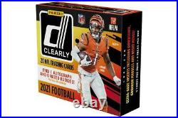 2021 Panini Clearly Donruss Football NFL Sealed Hobby Box Free Shipping