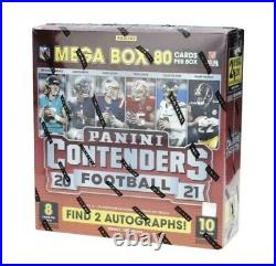 2021 Panini Contenders Football Factory Sealed Mega Box Fanatics Exclusive