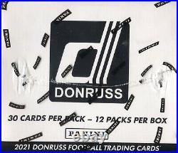 2021 Panini Donruss Football Cards Factory Sealed 12 Pack Fat Pack Box NFL