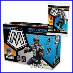 2021 Panini NFL Mosaic Football Trading Card Mega Box Factory Sealed