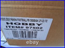 2021 Panini Obsidian Football Factory Sealed Hobby Box