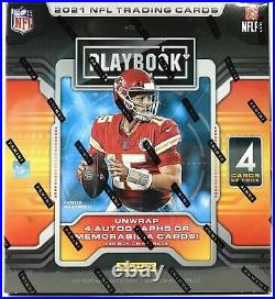 2021 Panini Playbook Football NFL Hobby Box New Factory Sealed Ships Now