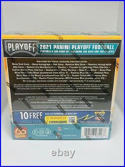 2021 Panini Playoff NFL Football Mega Box 80 Cards Brand New Factory Sealed