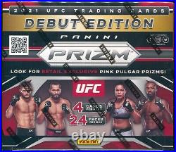 2021 Panini Prizm Ufc Cards Factory Sealed 24 Pack Retail Box Debut Edition