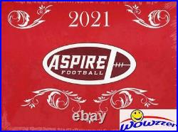 2021 Sage Aspire Football Factory Sealed HOBBY Box-20 Rookie AUTOGRAPHS! Loaded