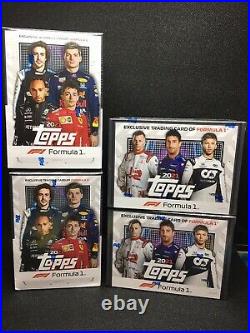 2021 TOPPS FORMULA 1 RACING LOT OF 4 BLASTER BOXES F1 Factory Sealed BRAND NEW