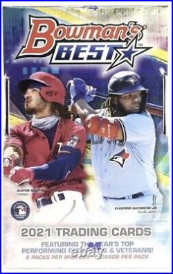 2021 Topps Bowman's Best HOBBY Box FACTORY SEALED 4 Auto
