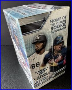 2021 Topps Chrome Baseball 2 Factory Sealed MEGA BOXES & 6 Sealed Blaster Boxes