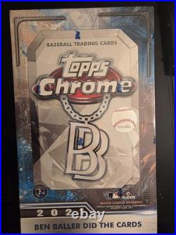 2021 Topps Chrome Baseball Ben Baller Factory Sealed Box