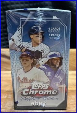 2021 Topps Chrome Baseball Sapphire Edition Hobby Box- A/C Stored Factory Sealed