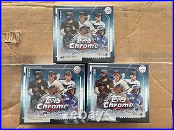 2021 Topps Chrome Baseball Sapphire Edition Hobby Box Factory Sealed LOT OF 3