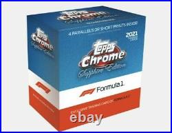 2021 Topps Chrome Sapphire F1 Formula 1 Racing Brand New Sealed Box CONFIRMED