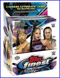 2021 Topps Finest WWE Hobby Box Factory Sealed Trading Cards Wrestling