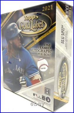 2021 Topps Gold Label Baseball Factory Sealed Hobby Box