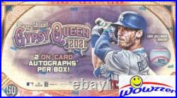 2021 Topps Gypsy Queen Baseball HUGE Factory Sealed HOBBY Box-192 Cards+2 AUTOS