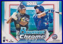 2021 Topps MLB Bowman Chrome HTA Hobby Choice Factory Sealed Box 3 Autographs